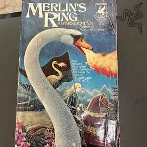 Merlin's Ring Fantasy Paperback Book H. Warner Munn Ballantine Books 1974